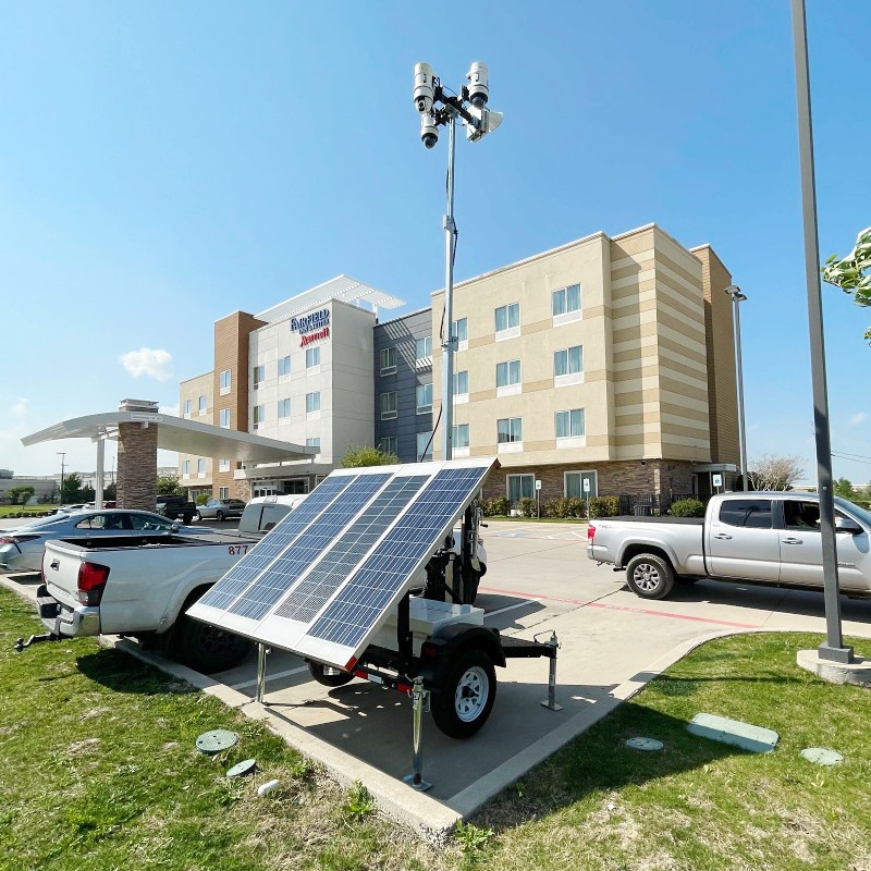 Surveillance Trailer at Hotel